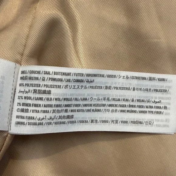 Abercrombie & Fitch Tan Trench Coat - Picture 6 of 8